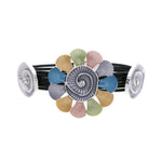 Armband-Sonnenblumen mit Rillen-Spiralen - Fox by Ren