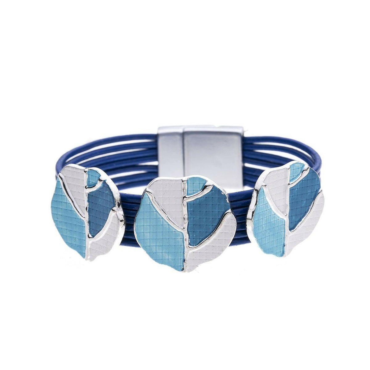 Armband - Multi Blätter mit Karos - Fox by Ren