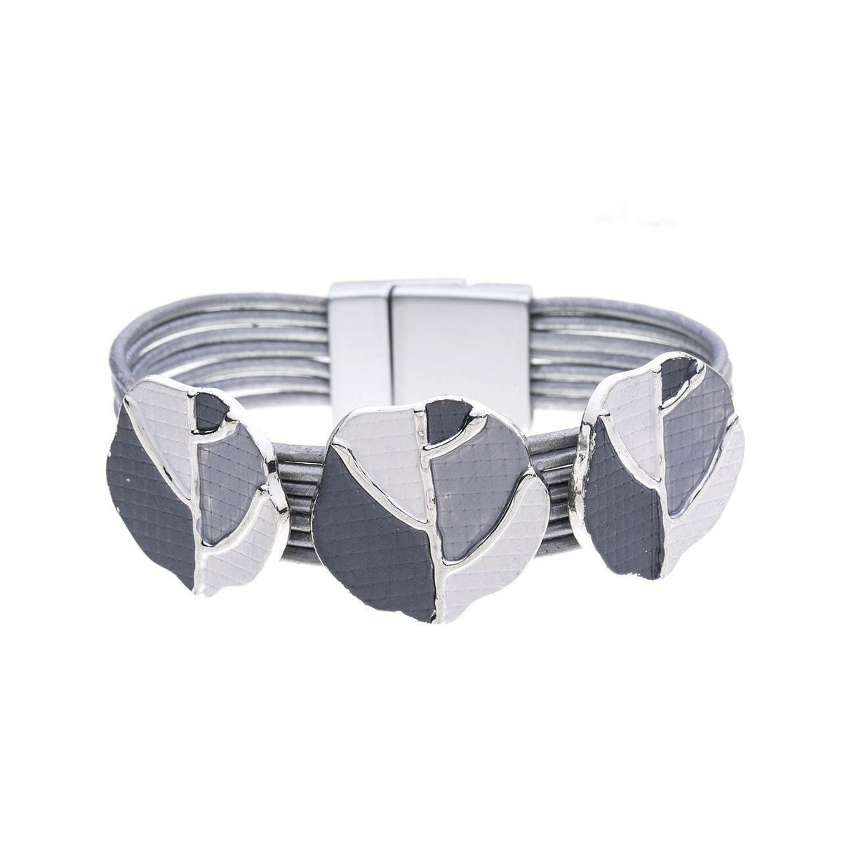 Armband - Multi Blätter mit Karos - Fox by Ren