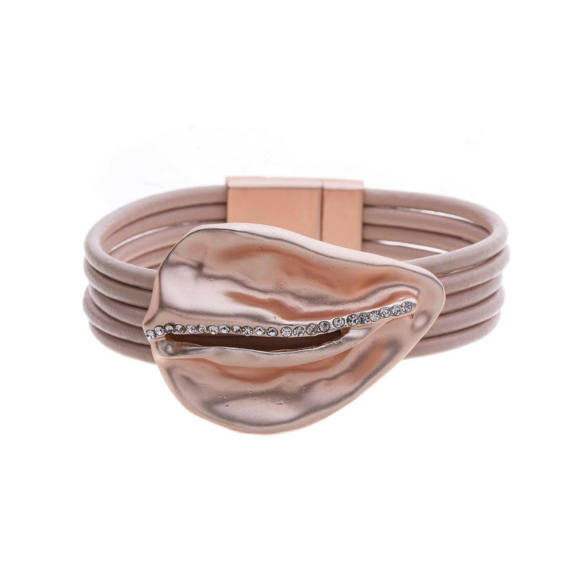 Armband - Muschel Strassreihe - Fox by Ren