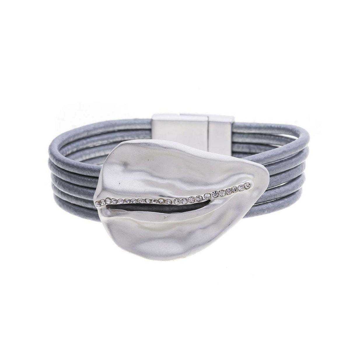 Armband - Muschel Strassreihe - Fox by Ren