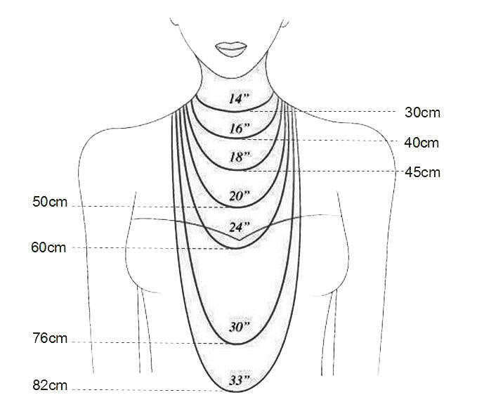 Halskette Set-Multi Sterne.