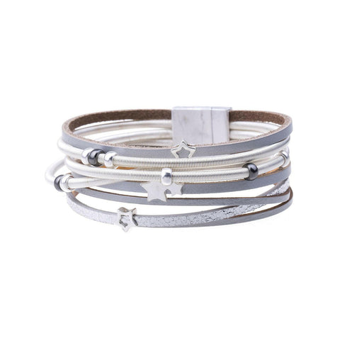 Armband-Spiralfeder mit Mini Sterne.