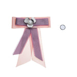 Tüchermagnet-Schleife-Blume mit Perle - Fox by Ren