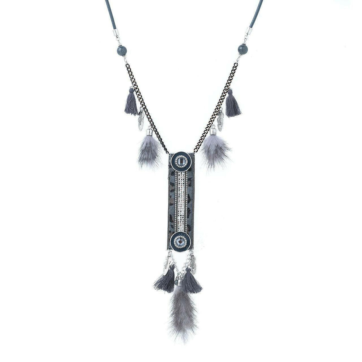 Halskette-Fur-Strass - Fox by Ren