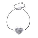 Armband-Herz-Strass - Fox by Ren