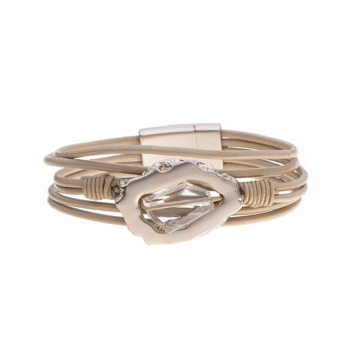 Armband - Kreis mit Glas - Fox by Ren