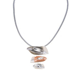 Halskette-unregelmäßige Rechtecke mit Diamant - Fox by Ren