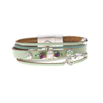 Armband - mehreckige Strass mit Kugelchen - Fox by Ren