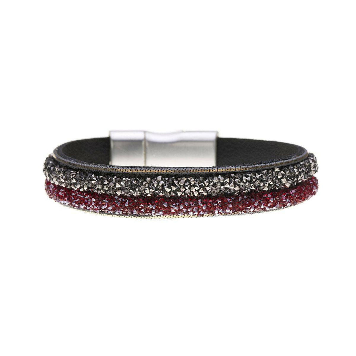 Armband - Mini Strass Band-zweifarbig - Fox by Ren