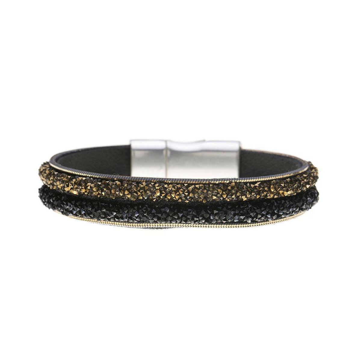 Armband - Mini Strass Band-zweifarbig - Fox by Ren