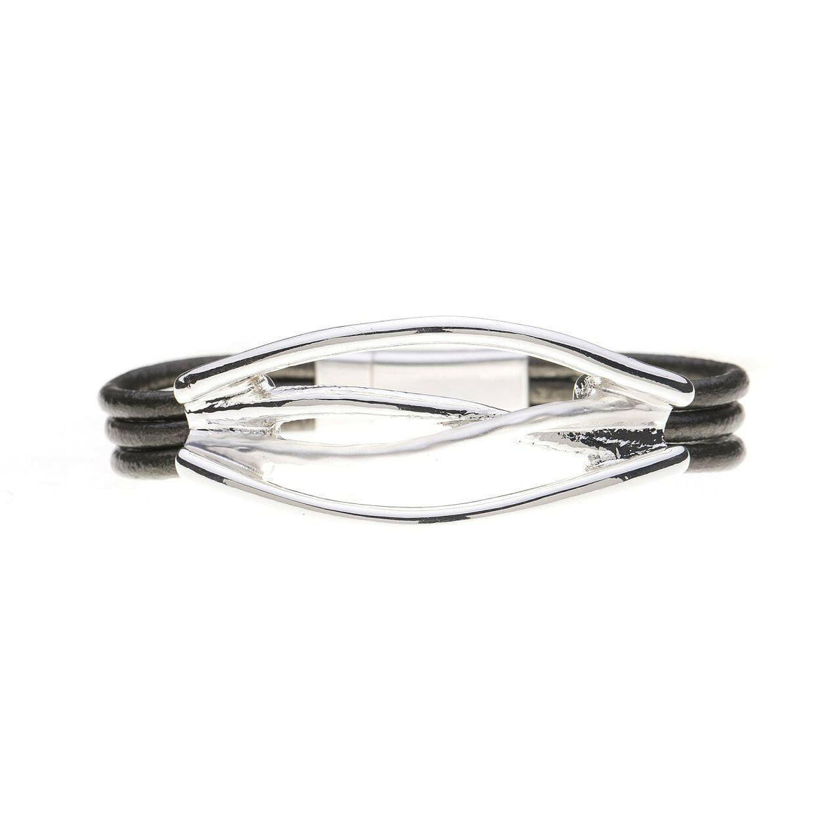 Armband - metallische Streifen Band - Fox by Ren
