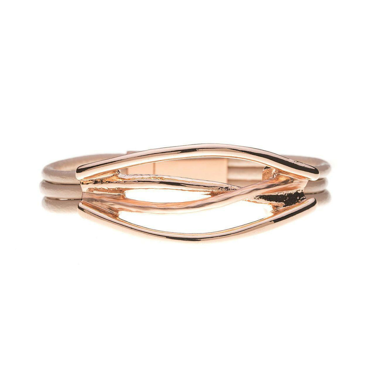 Armband - metallische Streifen Band - Fox by Ren