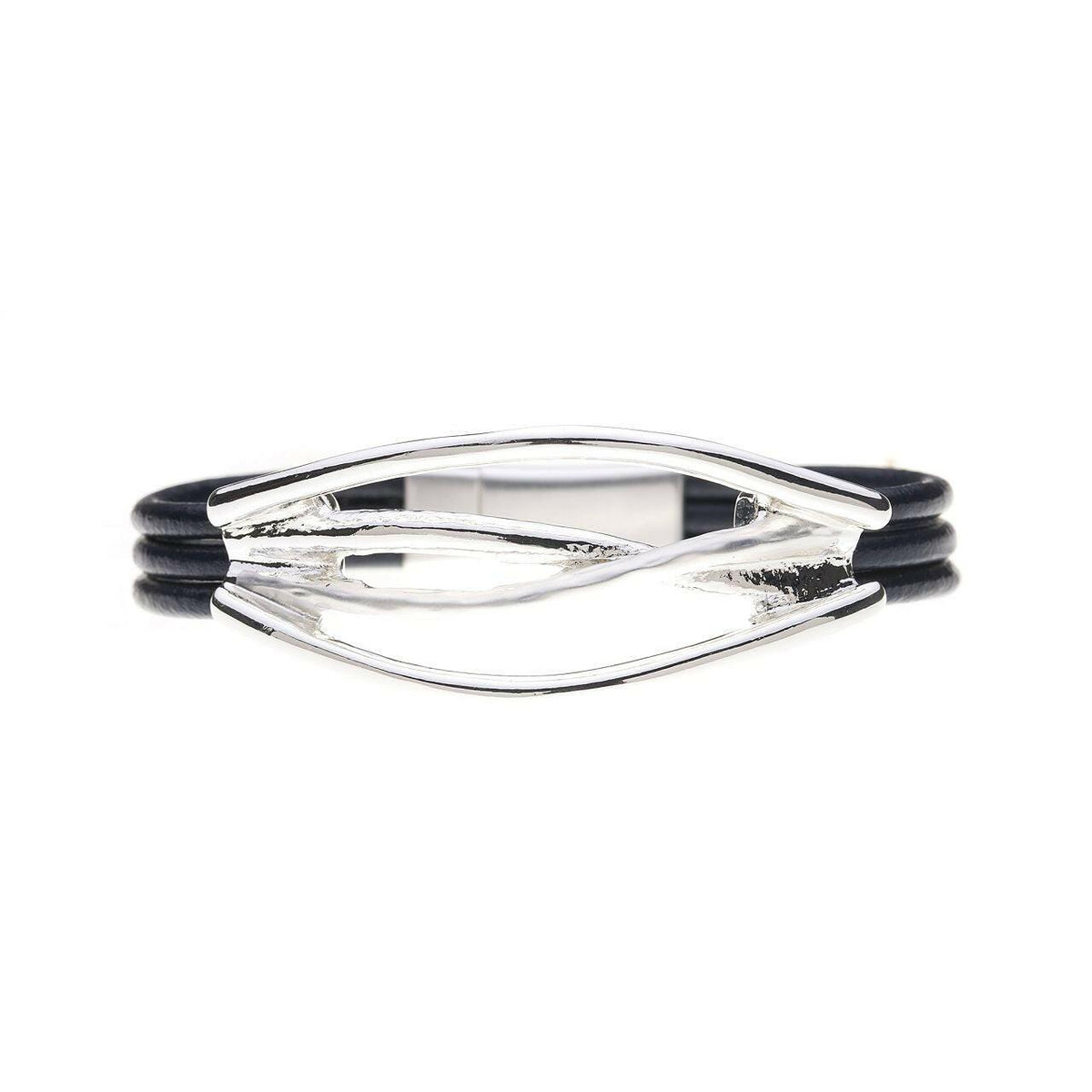 Armband - metallische Streifen Band - Fox by Ren