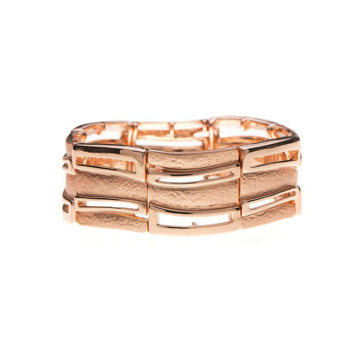 Armband - Rechtecke mit Multi Streifen - Fox by Ren