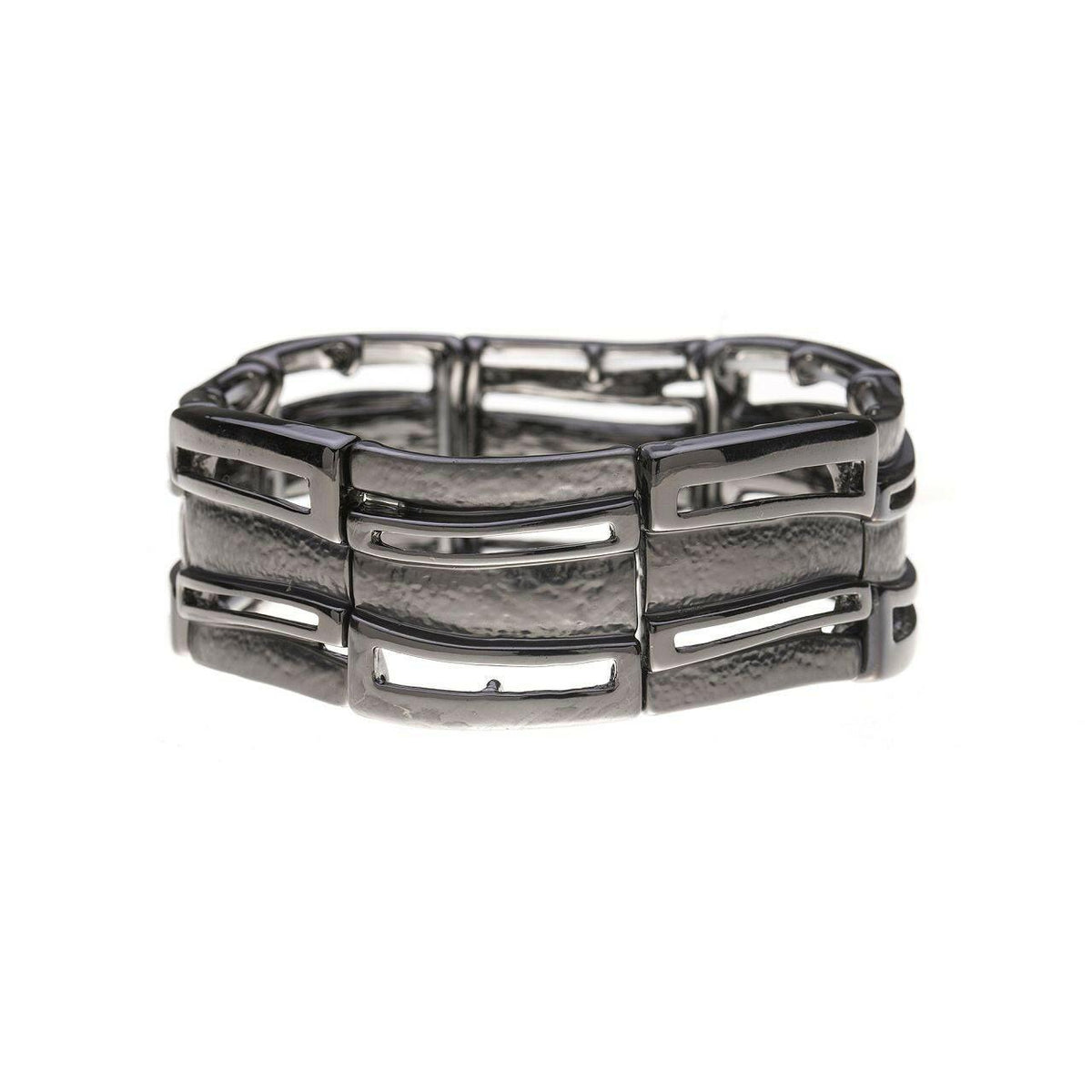 Armband - Rechtecke mit Multi Streifen - Fox by Ren