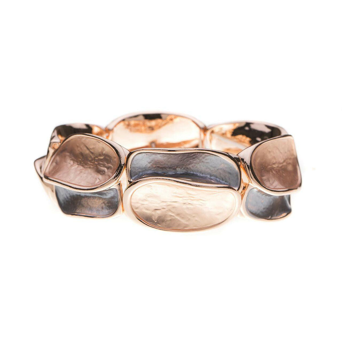Armband - gefaltete Ovals - Fox by Ren