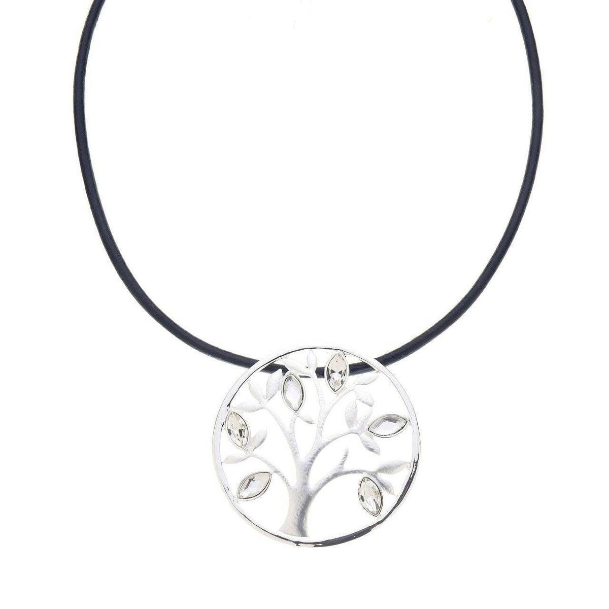 Halskette-Lebensbaum mit Strass - Fox by Ren