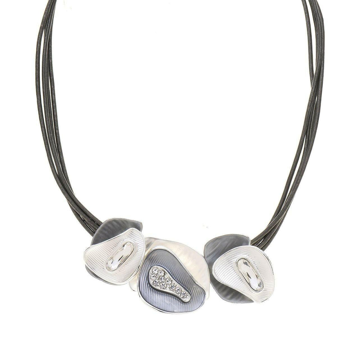 Halskette-unregelmäßiges oval-Diamanten - Fox by Ren