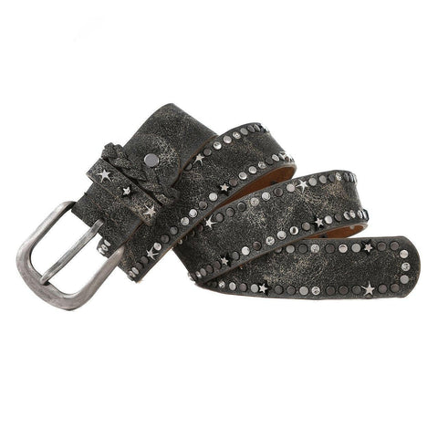 Gürtel-Nieten-Stern-Strass-Rand