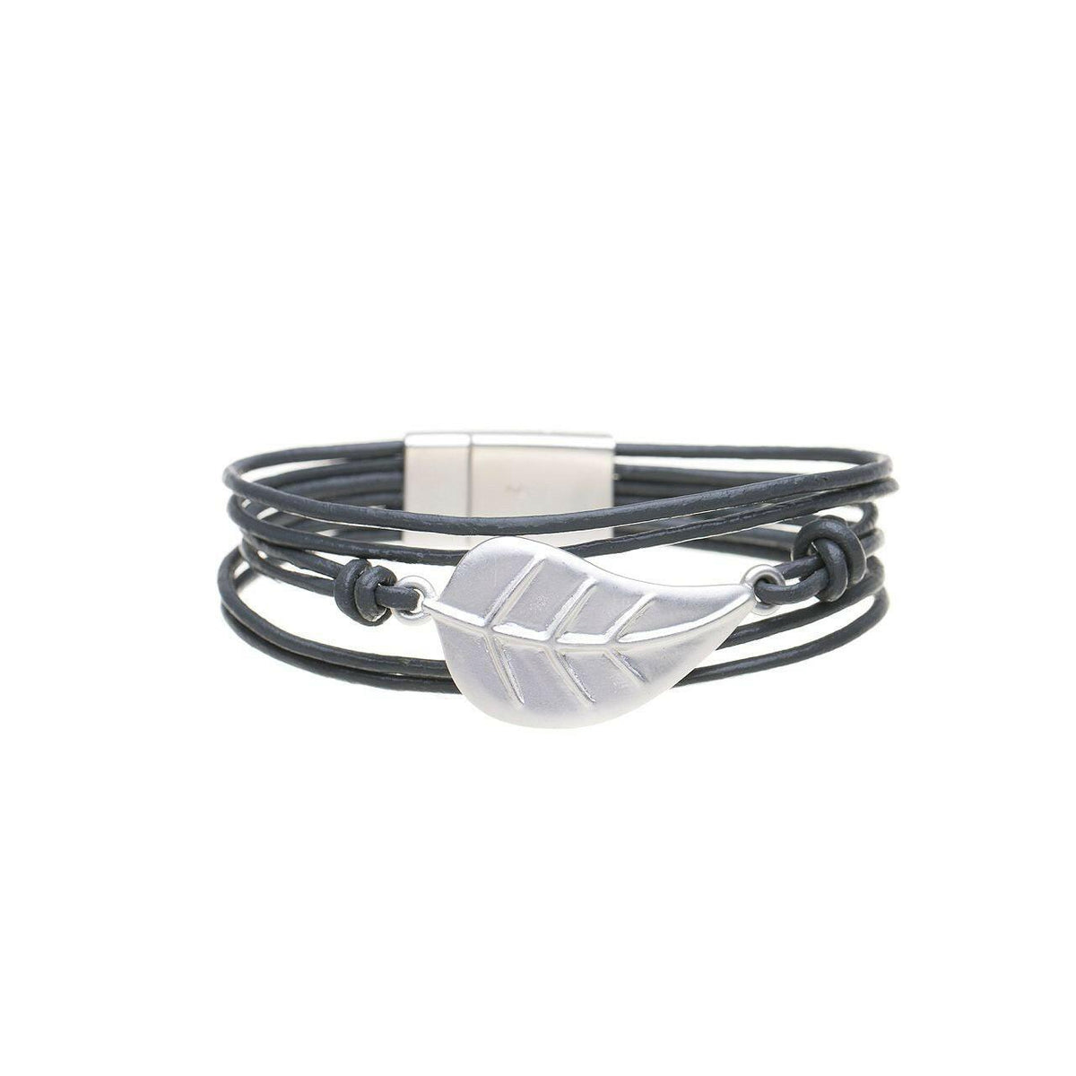 Armband-Silber-Blatt - Fox by Ren