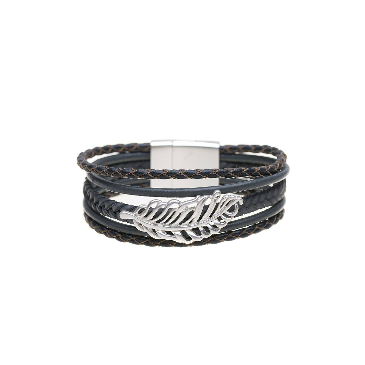 Armband-Geflochten-Feder - Fox by Ren