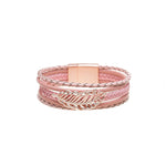 Armband-Geflochten-Feder - Fox by Ren