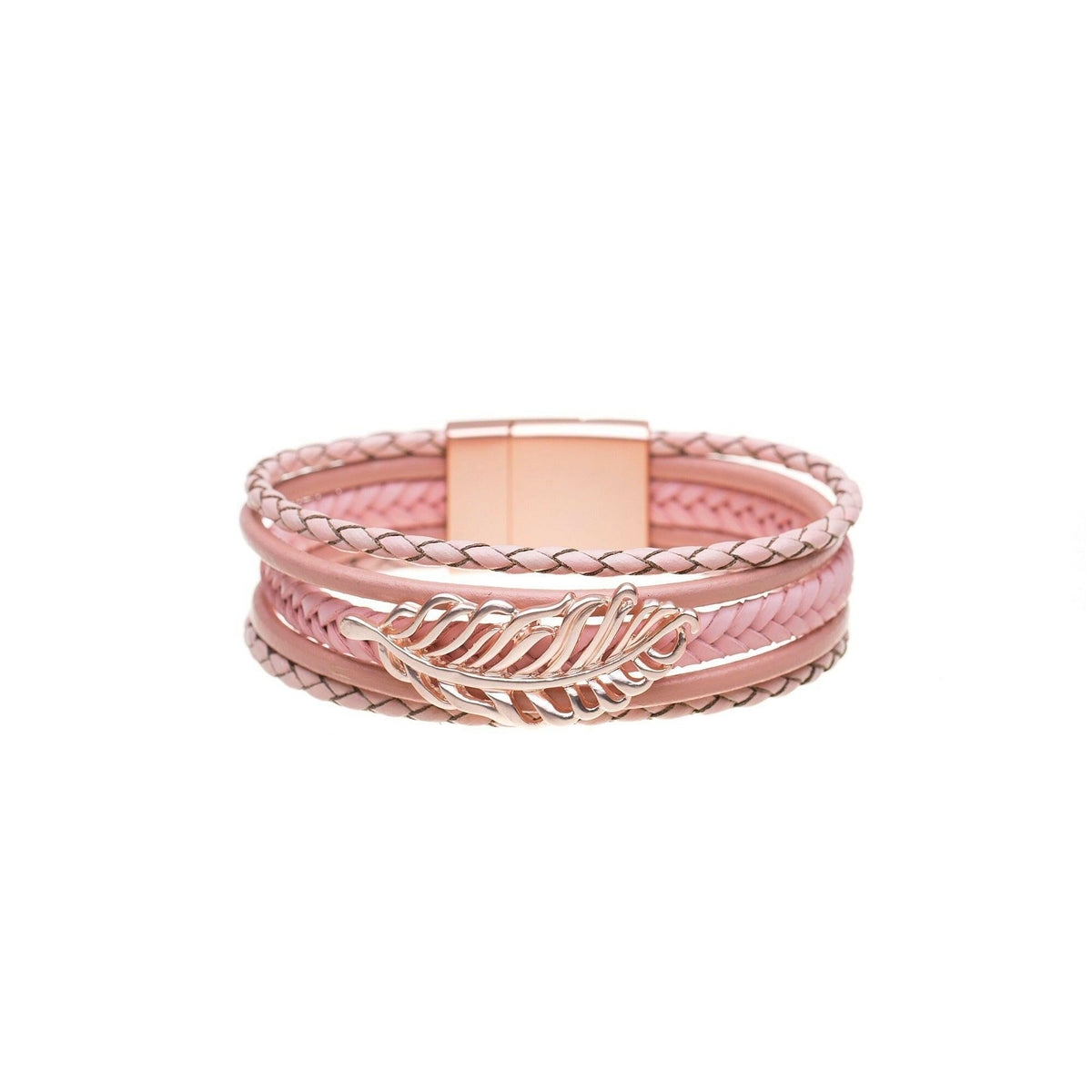 Armband-Geflochten-Feder - Fox by Ren