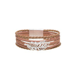 Armband-Geflochten-Feder - Fox by Ren
