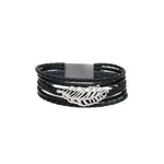 Armband-Geflochten-Feder - Fox by Ren