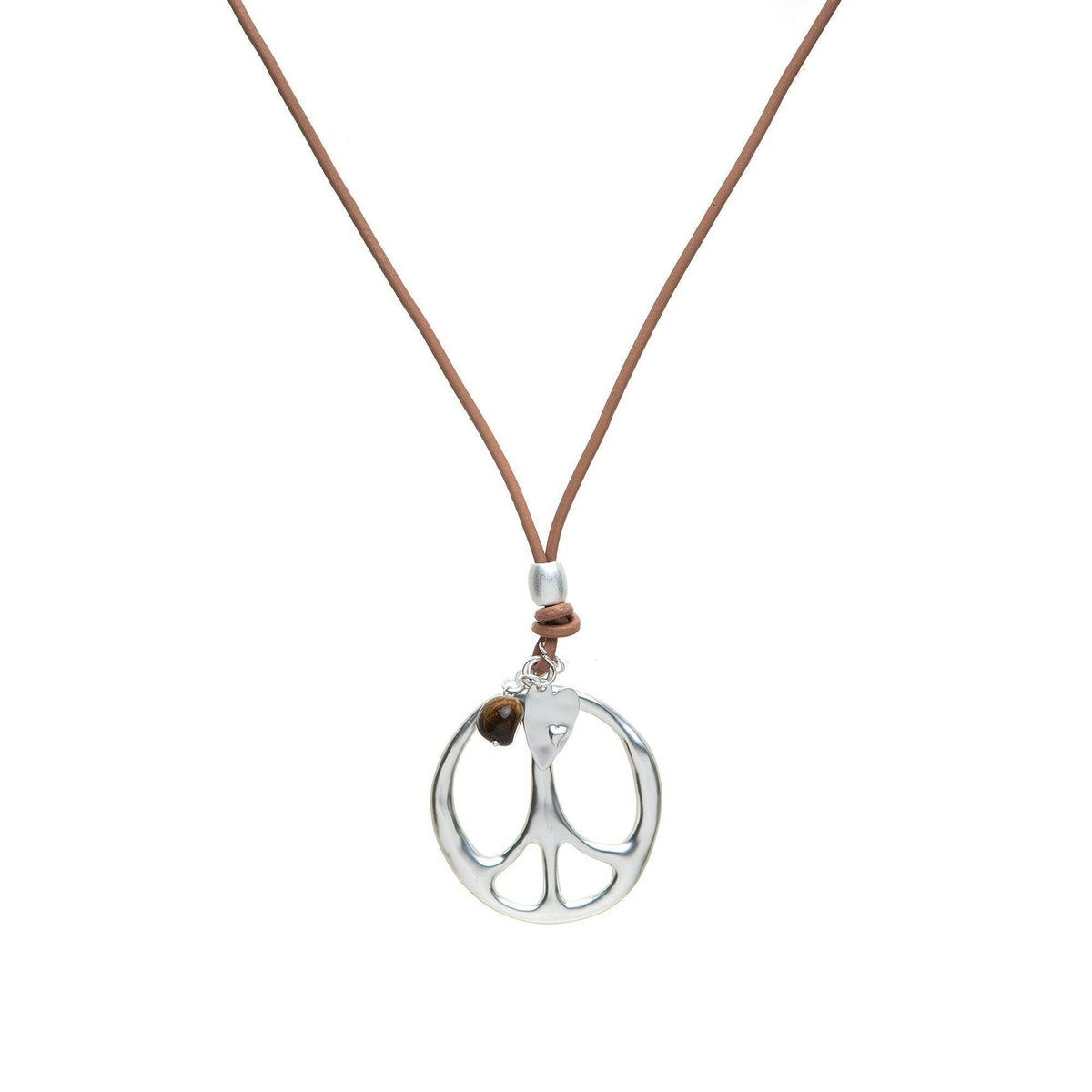 Halskette-Herz-Peace - Fox by Ren