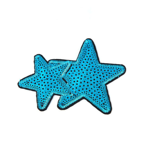Patches-Blau Sterne