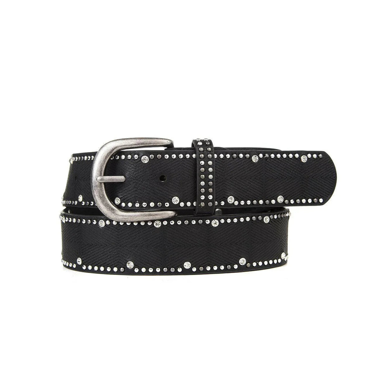 Gürtel-Strass-Nieten.