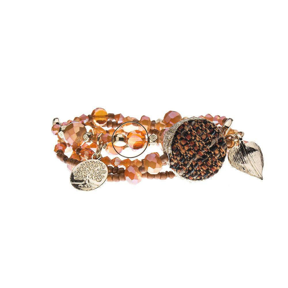 Armband - Lebensbaum und Blatt - Fox by Ren