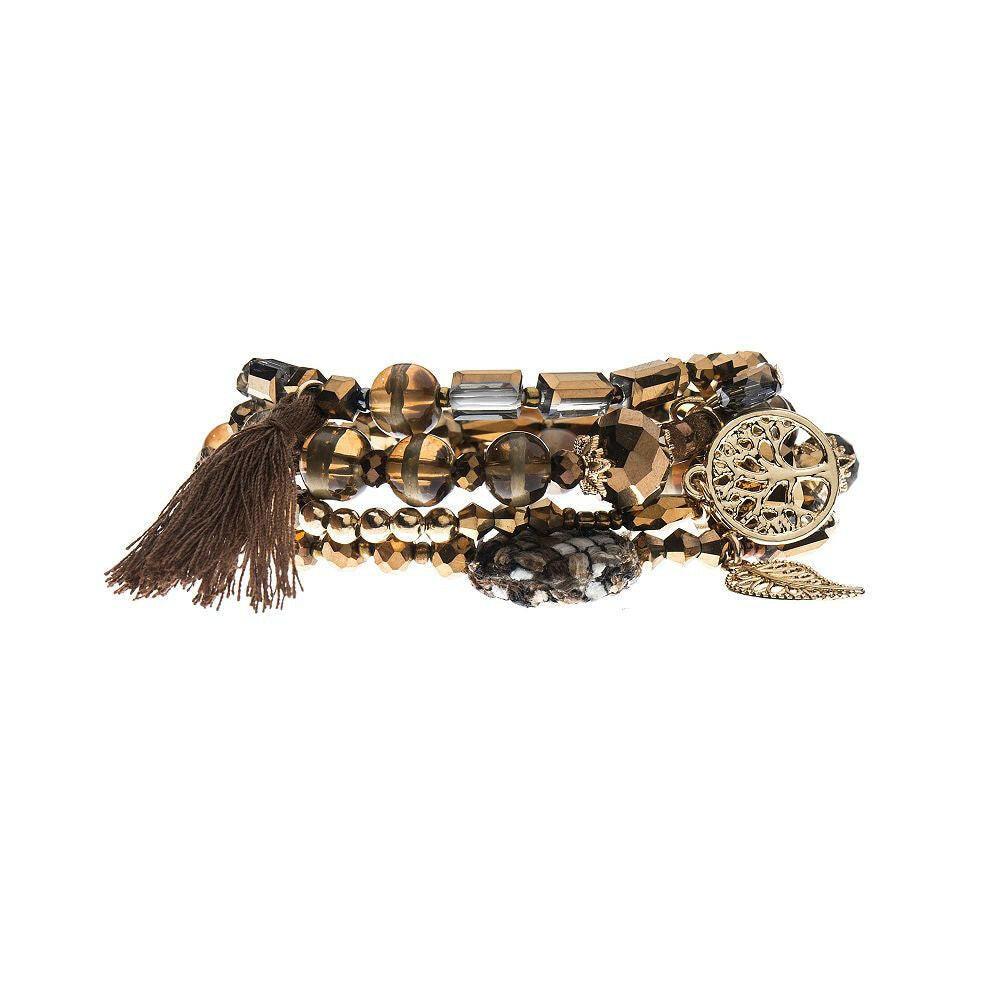 Armband - Lebensbaum und Blatt - Fox by Ren