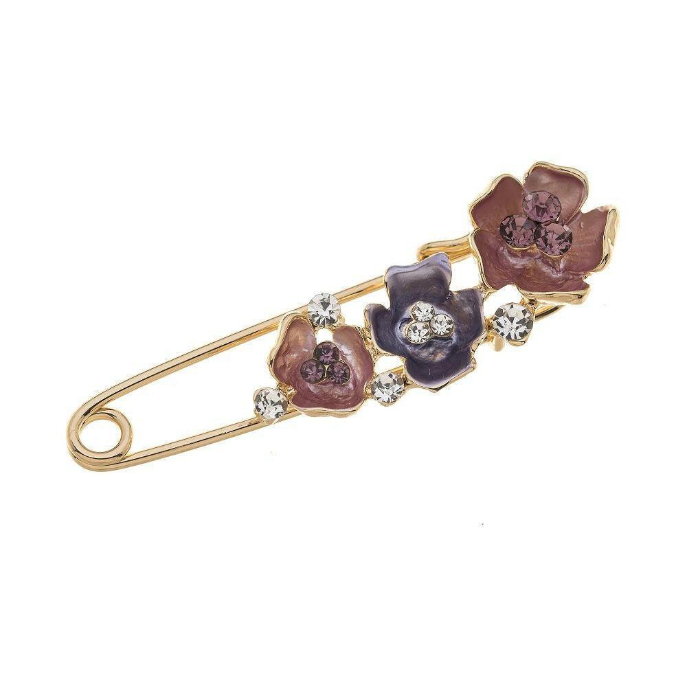 Ponchonadel - Blumen mit Strass - Fox by Ren