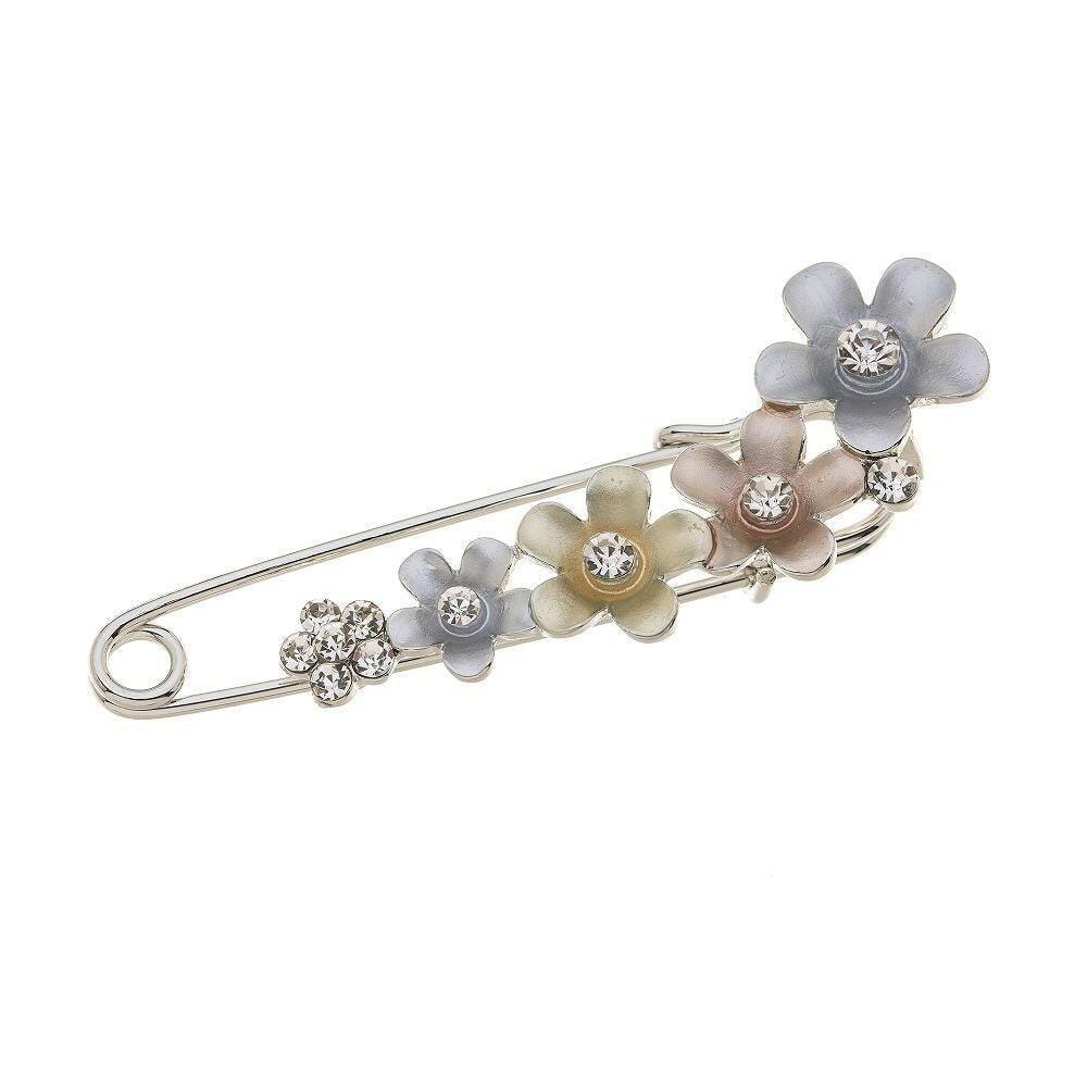 Ponchonadel - Blumen mit Strass - Fox by Ren